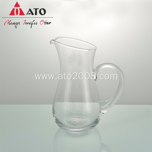 Kitchen Classical Clear Glass water Coffee jug drinkware